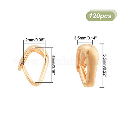 50 шт. латунные защелки на дужках KK-PH0005-17