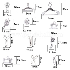 Сплавочные подвески тибетского стиля&nbsp;FIND-SC0001-11