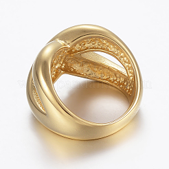 Ионное покрытие (ip) 304 нержавеющая сталь широкие кольца для пальцев RJEW-H125-45G