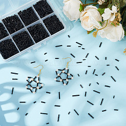 2840 шт. 8 вида стеклянных витых бусин SEED-AR0001-45