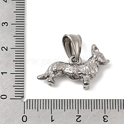 Подвески из нержавеющей стали 304 с животной тематикой&nbsp;STAS-B167-27G-P