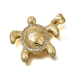 Pendentifs en laiton zircon cubique transparent&nbsp;CU-CBA637A-05G-A