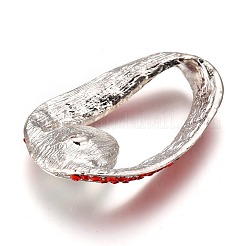 Сплав горный хрусталь большие кулоны ALRI-F068-01P-RS