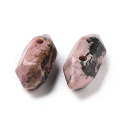 Двойные заостренные подвески из натурального родонита&nbsp;G-C007-02A-24