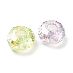 УФ-покрытие Радужные переливающиеся акриловые европейские бусины&nbsp;MACR-P040-02