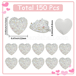 150 шт. блестящие кабошоны из друзовой смолы&nbsp;RESI-SC0006-05