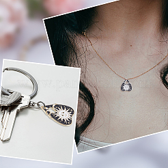 32шт 8 стиля подвески из сплава с эмалью&nbsp;ENAM-HY0001-41