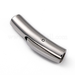 変色防止コラム 316 外科用ステンレス鋼製バヨネット留め具  ステンレス鋼色  30x5mm  穴：3mm&nbsp;X-STAS-A021-3mm