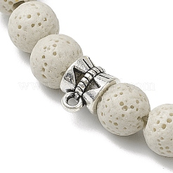 Ensemble de bracelets extensibles en perles de pierres précieuses naturelles rondes chakra 3 pièce&nbsp;BJEW-JB10953