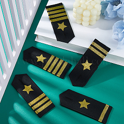 4 пара 4-х стилевых полиэстровых погон&nbsp;DIY-FH0008-99A