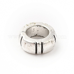 Европейские сплавочные бусины тибетского стиля  PALLOY-P293-098AS