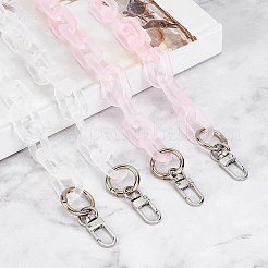 2 шт. двухцветные ручки для сумок&nbsp;AJEW-GF0004-61