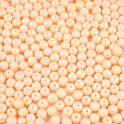 Непрозрачная выпечка окрашены стеклянные бусины&nbsp;DGLA-T004-02D