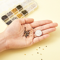 Зажимные бусины из латуни KK-TA0007-56