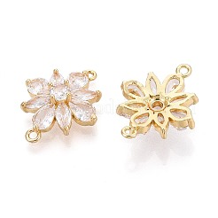 Латунные подвески из прозрачного кубического циркония&nbsp;KK-N284-16G