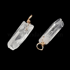 30 pendentif en cristal de quartz naturel.&nbsp;PALLOY-GA00039
