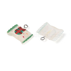 Рождественские подвески из полупрозрачной смолы&nbsp;LS-RESI-E022-01P-05-01