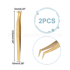 201 пинцет из нержавеющей стали&nbsp;LS-MRMJ-WH0087-15G