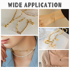 Паяные латунные цепочки для скрепок&nbsp;CHC-CA0001-03G