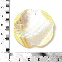 Подвески из окрашенных натуральных ракушек BSHE-G040-01B