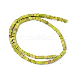 Крашеные бусы из натуральной императорской яшмы G-H087-F02-01C