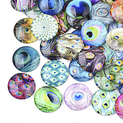 Klebstein Glascabochons für DIY-Projekte&nbsp;GGLA-S047-04B