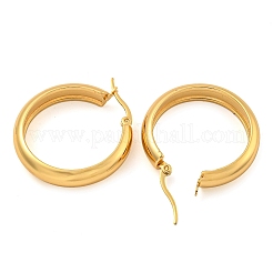202 orecchini a cerchio in acciaio inossidabile&nbsp;EJEW-H003-38G-04