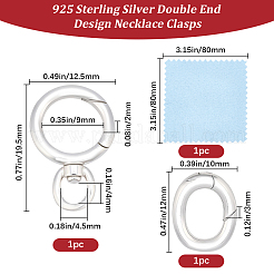 925 Federverschluss aus Sterlingsilber&nbsp;STER-BBC0009-22