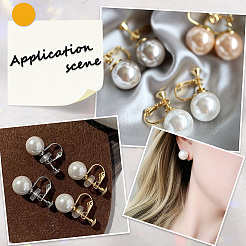 18шт 3 цвета латунные клипсы для серег KK-SC0006-61B