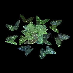 УФ-покрытие прозрачные радужные переливающиеся акриловые бусины LACR-R001-09A