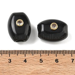 Europäische Perlen aus natürlichem Obsidian&nbsp;GG-CBA105B-02J-G