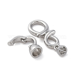 Латунь раз по сравнению с застежками KK-U059-23P