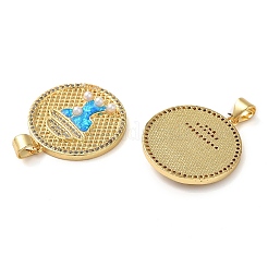 Стойки обшивки латунь микро проложить Циркон подвеску&nbsp;KK-P268-07G