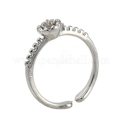 Латунные крепления колец для пальцев&nbsp;KK-F734-04P-NR