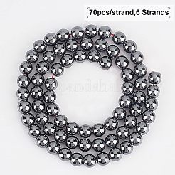 Unmagnetische synthetischen Hämatitkornen Stränge&nbsp;G-OC0001-65-6mm