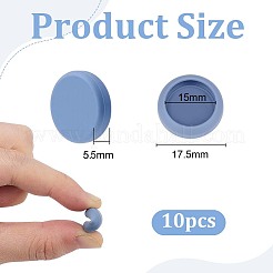 TPU ジョイスティック キャップ  サムグリップ  ゲームパッド用  ゲームコントローラ  グレー  17.5x5.5mm  内径：15mm&nbsp;FIND-WH0433-99C