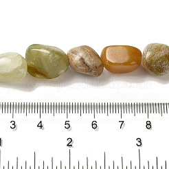 Природного нефрита Xiuyan бисер нитей G-B078-D19-04