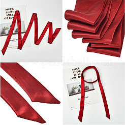 2шт. длинный галстук-бабочка из ленты для женщин&nbsp;AJEW-SP0003-50B