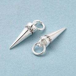 Стойки обшивки латунь микро проложить кубическую прелесть диоксида циркония&nbsp;KK-E081-17S