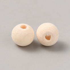 Деревянные бусины WOOD-WH0024-163A