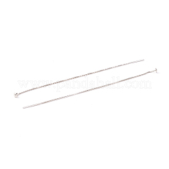 925 filo per l'orecchio in argento sterling rodiato&nbsp;STER-P047-10P