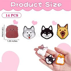 16 Stück Acryl-Hundebroschen-Set&nbsp;JBR112A