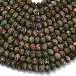 Природные Unakite бисер нитей G-Z111-A31