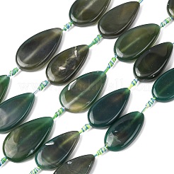 Натуральные полосатые агатовые бусы&nbsp;G-F825-E02-01