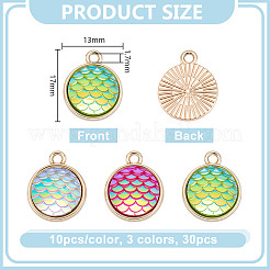 Подвески из сплава 30шт 3 цветов&nbsp;FIND-GA0006-66