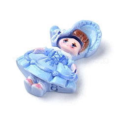 Мультяшные девушки из непрозрачной смолы декодируют кабошоны&nbsp;RESI-S392-06C-02