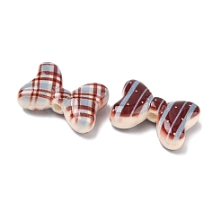 Печатные непрозрачные акриловые бусины&nbsp;OACR-I027-01A-02