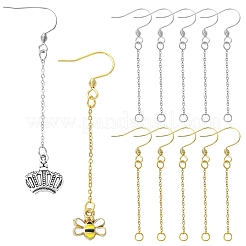 Крючки для сережек из нержавеющей стали 304&nbsp;EJEW-YW00011-01