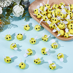 60 Stück Bienen-Pomponball aus Polyesterwolle&nbsp;DIY-CY0003-29