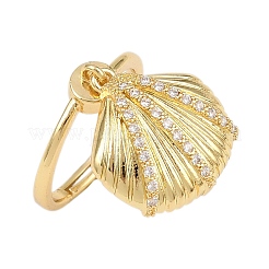 Латунные микро проложить пальцев кольца кубического циркония&nbsp;LS-RJEW-C145-05B-G